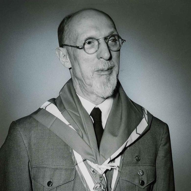 George Albert Smith in His Scout Uniform