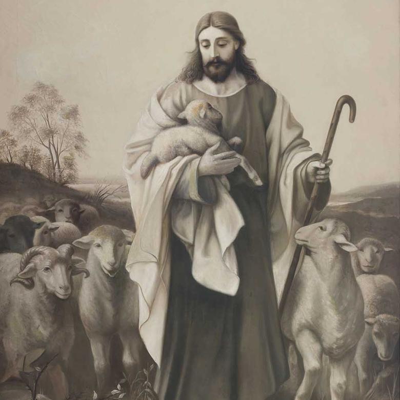 “Christ–The Good Shepherd,” by Christian Olsen