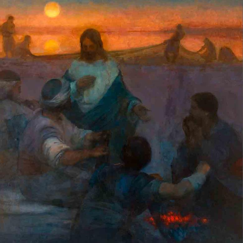 Christ and the Fishermen (Lovest Thou Me More Than These)