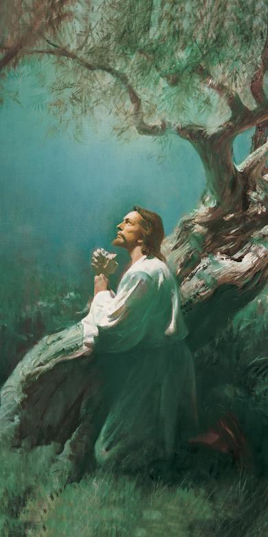 "Christ in Gethsemane" by Harry Anderson