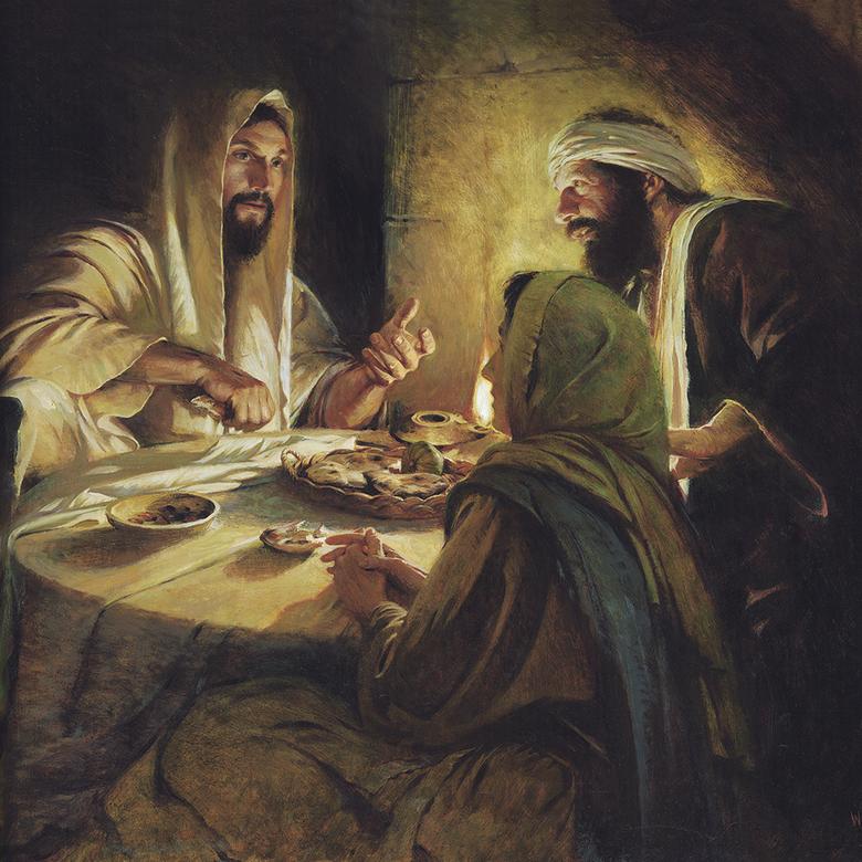 “Christ at Emmaus,” by Walter Rane