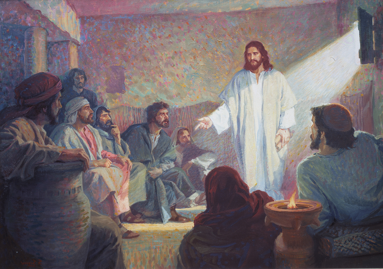 Image result for image of ghostly jesus appearing to the twelve