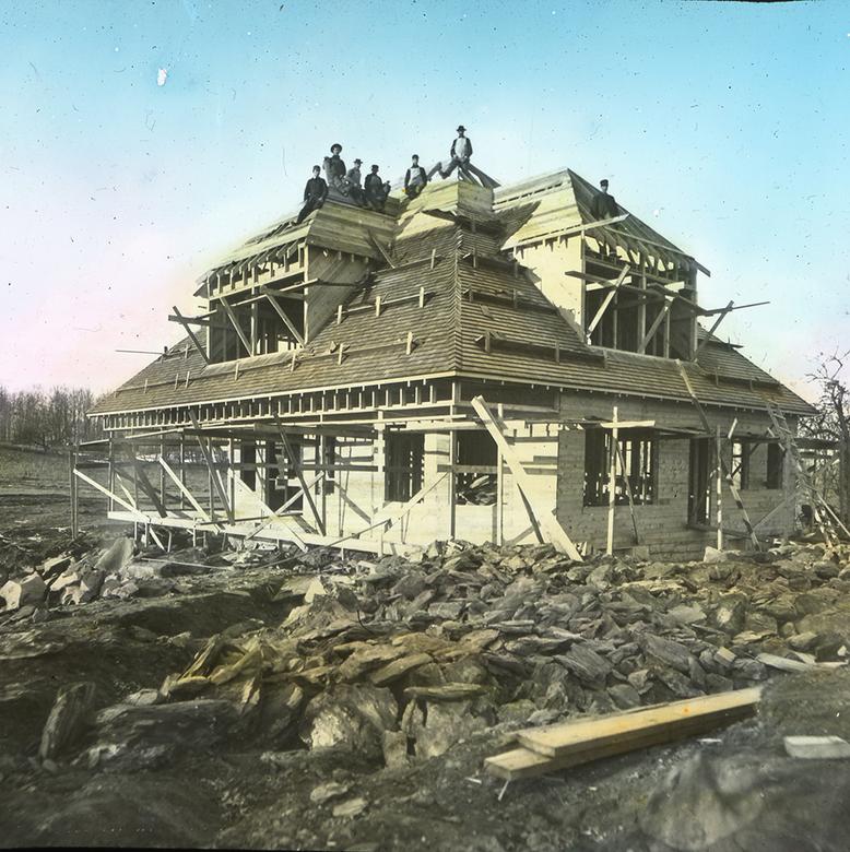 Building the Cottage at the Joseph Smith Monument