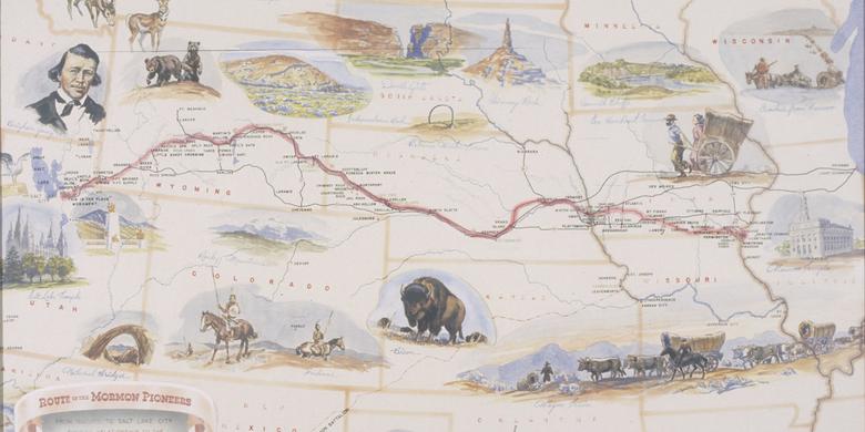 Route of the Mormon Pioneers