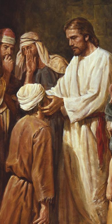 “Christ Healing the Blind Man,” by Del Parson