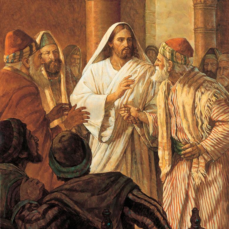 “Christ Healing the Man with the Withered Hand,” by Robert T. Barrett