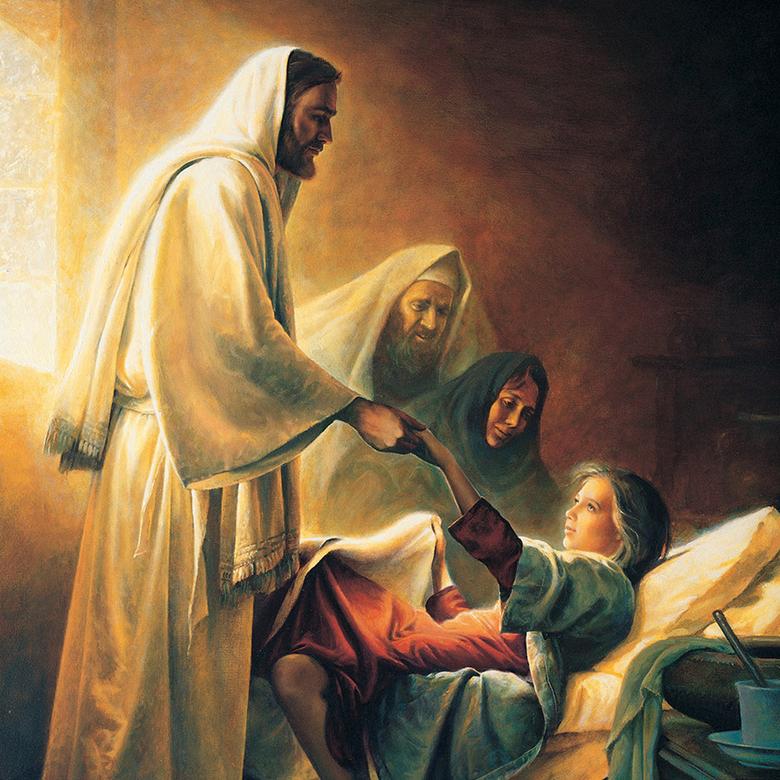 “Christ Raising the Daughter of Jairus,” by Greg Olsen